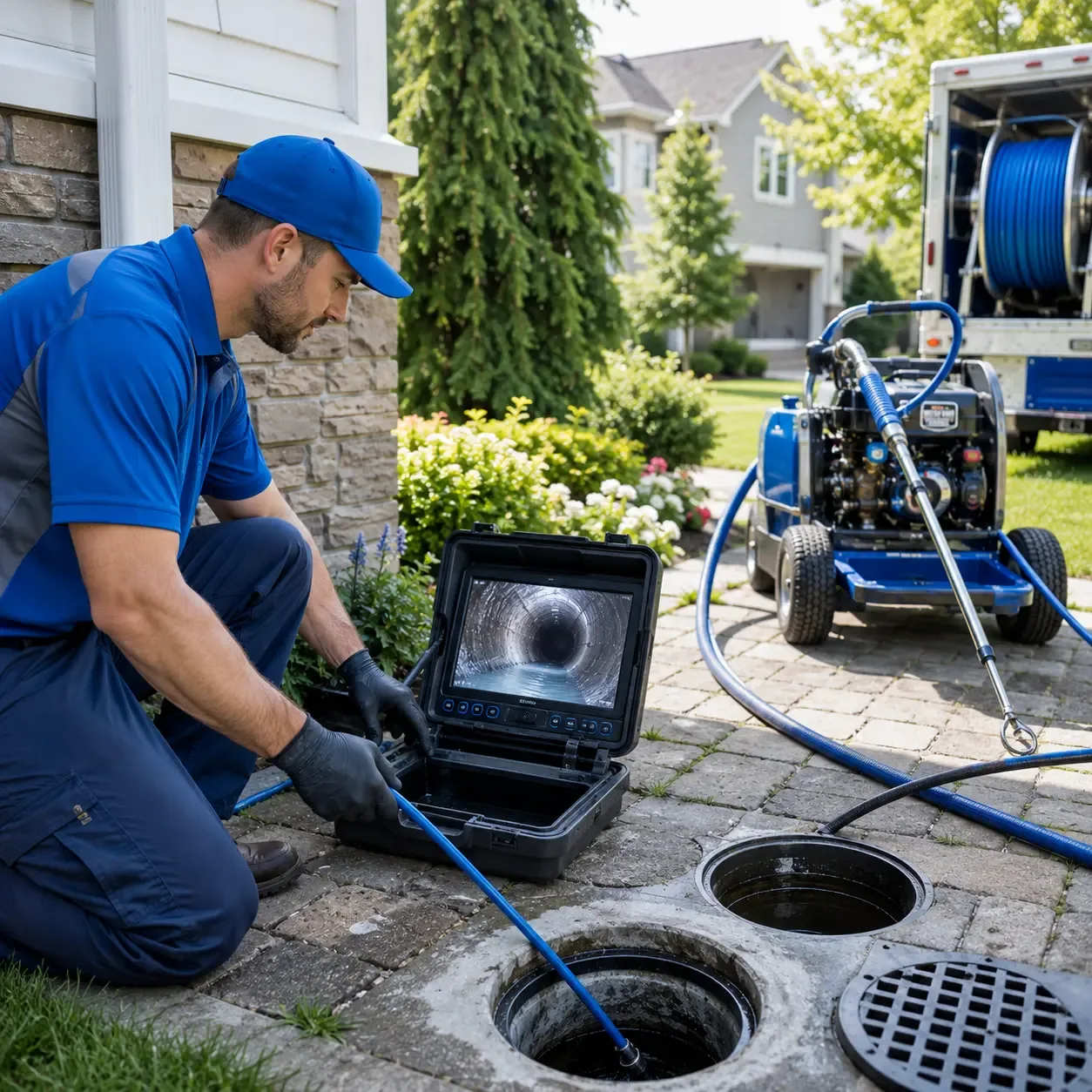 Outdoor drain cleaning professionals serving Lake Orion, MI